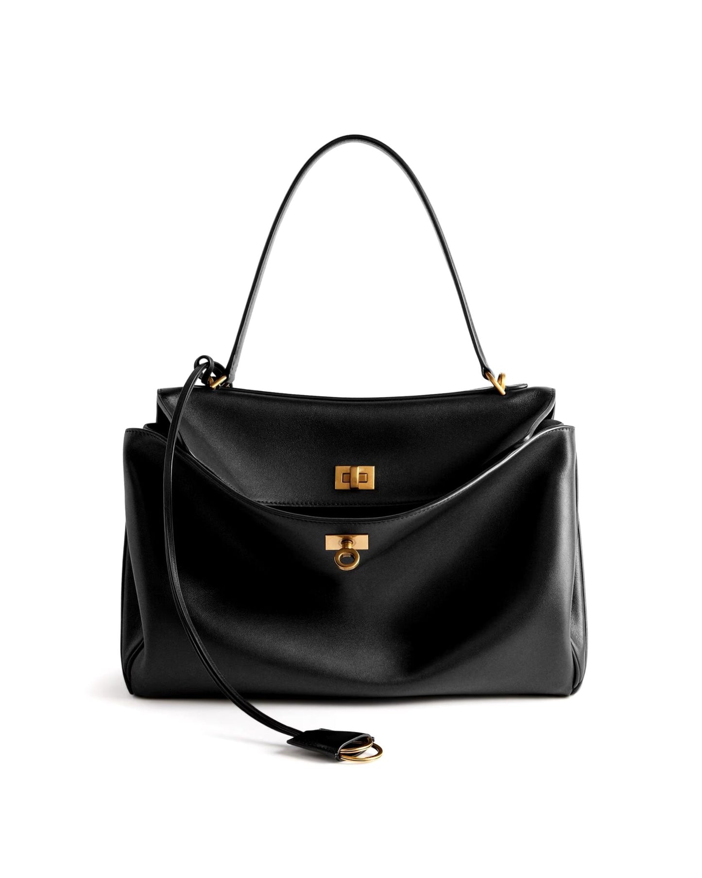 black-locked-medium-gold